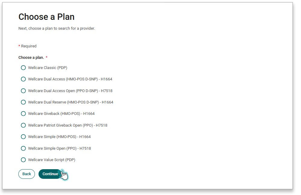 Choose a Plan